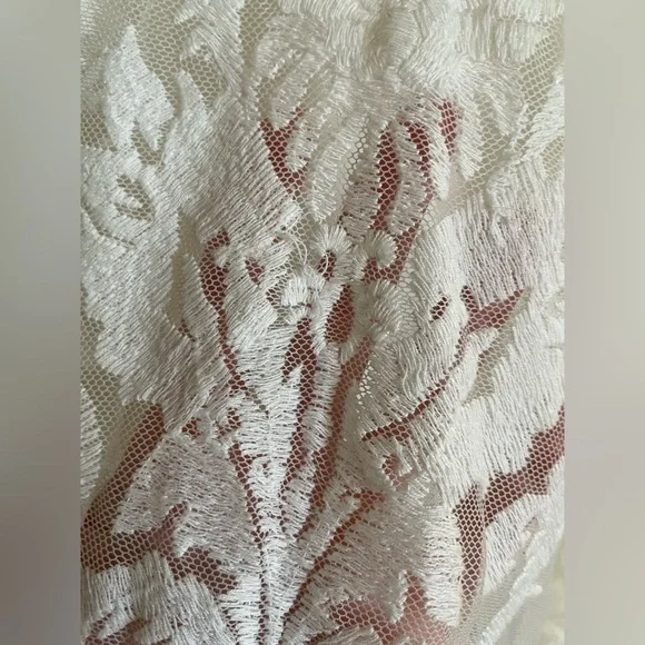 Free People Long Sleeve Lace Dress in White - Picture 11 of 14